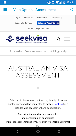 Australia Visa & Immigration | seekvisa Screenshot 3