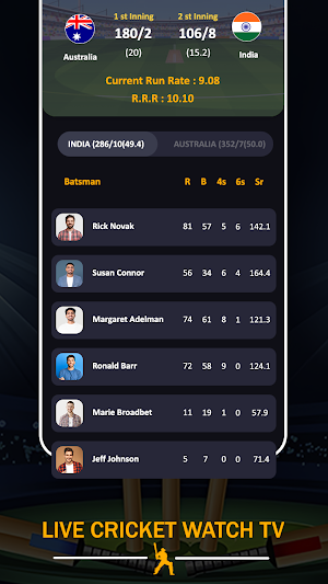 Live Cricket TV World Cup 2023 Screenshot 1