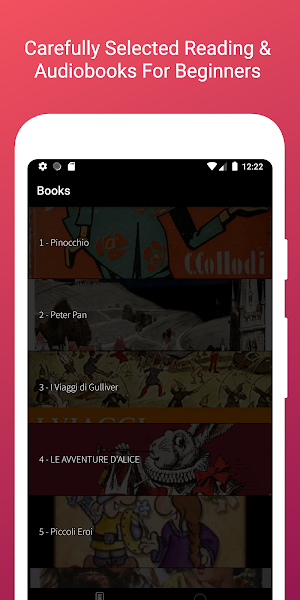 Italian Reading & Audiobooks for Beginners Screenshot 2