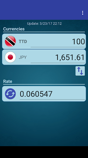 Japan Yen Trinidad Tob. Dollar Screenshot 1