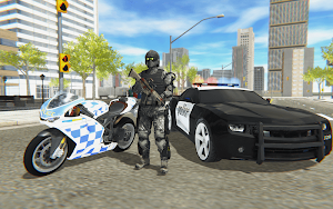 Police Bike Real Crime City Driver Screenshot 0