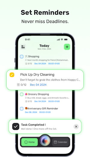 Daily Cue: Voice Note Reminder Screenshot 2