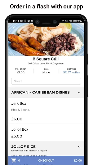 B Square Grill Screenshot 1