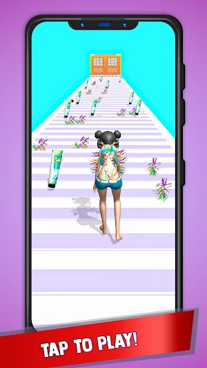 Hair Take Off Run Challenge 3D Screenshot 0