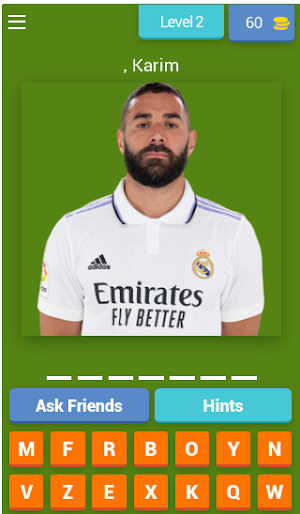 Soccer Strikers - Guess Player Screenshot 2