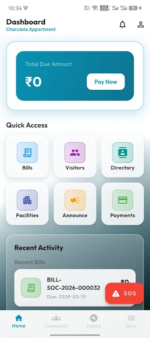 My Society App Screenshot 2