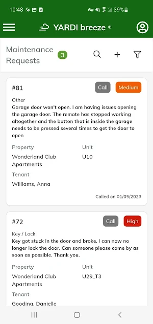 Yardi Breeze App Screenshot 3