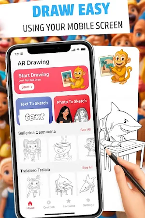 AR Drawing - Italian Brainrot Screenshot 1