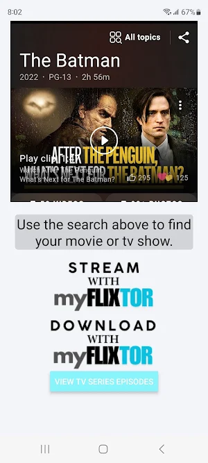 myFlixTor Screenshot 1