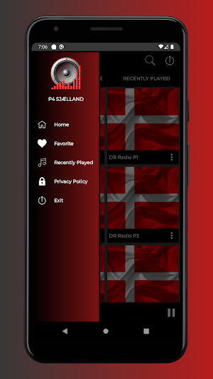 P4 Sjælland Radio App Screenshot 2