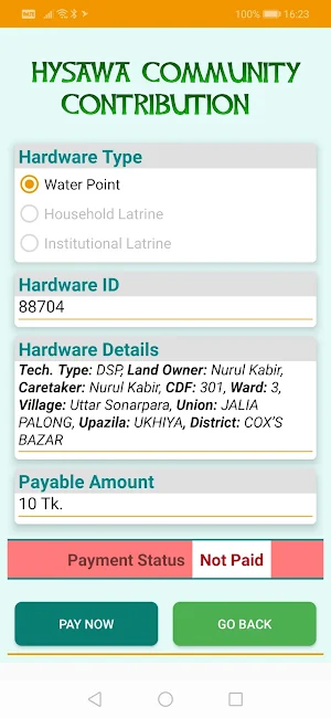 HYSAWA Community Contribution Screenshot 2