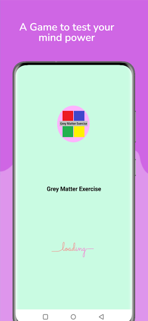 Grey Matter Exercise Screenshot 0
