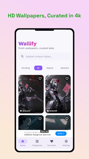 Wallify - HD wallpapers Screenshot 2