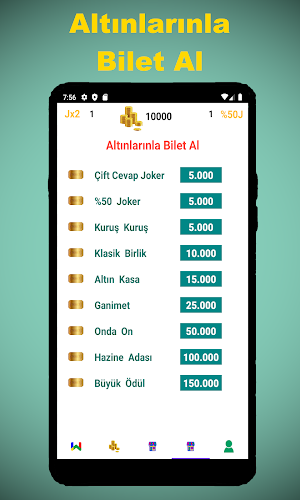 Win - Ödüllü Bilgi Yarışması Screenshot 2