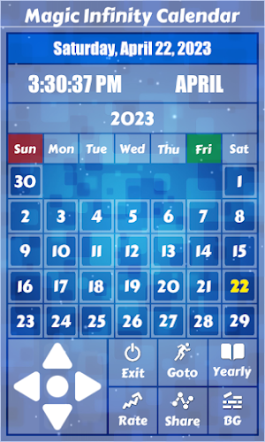 Magic Infinity Calendar Screenshot 1