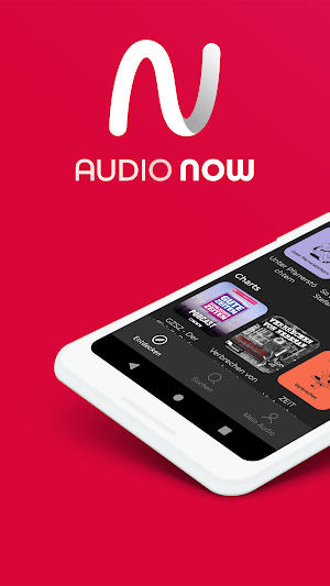 AUDIO NOW: App für Podcasts, Hörbücher & Audiothek Screenshot 1