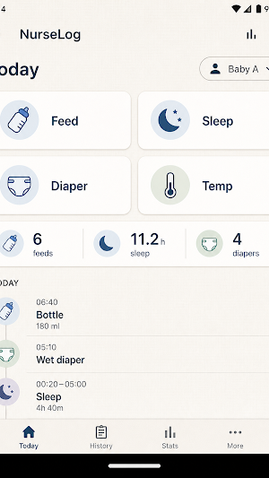NurseLog Screenshot 2