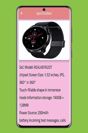 G-Tab GT5 Smart Watch guide Screenshot 2