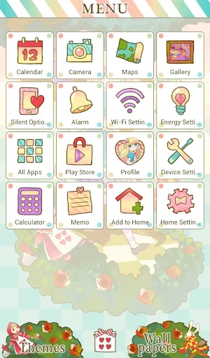 Colorful Alice +HOME Theme Screenshot 1