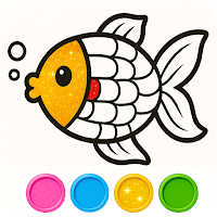 Fish Coloring for Kids Games