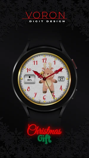 Voron Christmas Gift WatchFace Screenshot 3