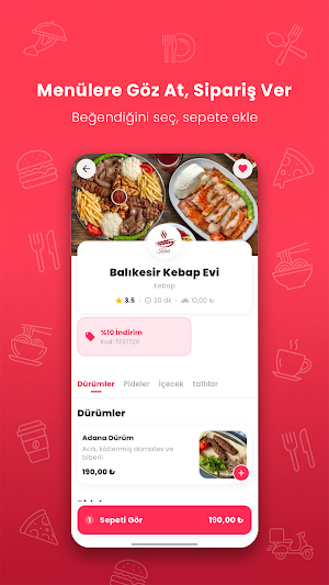 TıkGeldi - Yemek & Market Screenshot 1