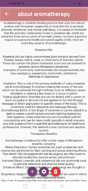 aromatherapy & oil recipes Screenshot 1