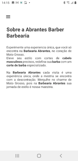 Abrantes Barber Screenshot 0