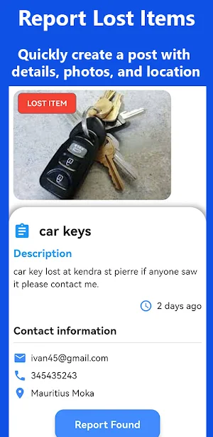 Lost and found Screenshot 1