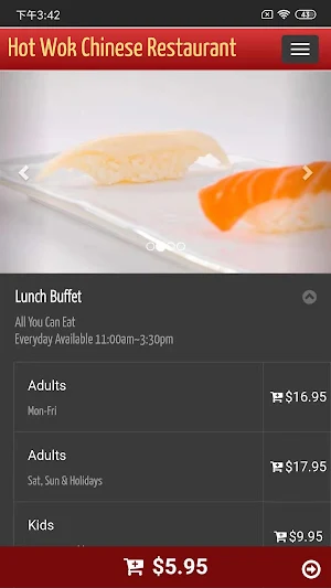 Hot Wok Chinese Restaurant Screenshot 1