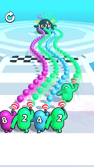 Merge Guys: Shoot And Run 2048 Screenshot 3
