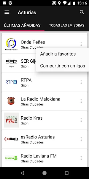 Radios de Asturias - España Screenshot 1