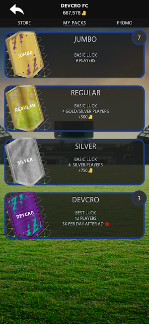 DEVCRO FC 26 - DRAFT, PACKS! Screenshot 1