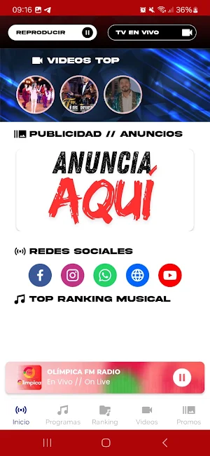 RADIO OLIMPICA 96 Screenshot 3