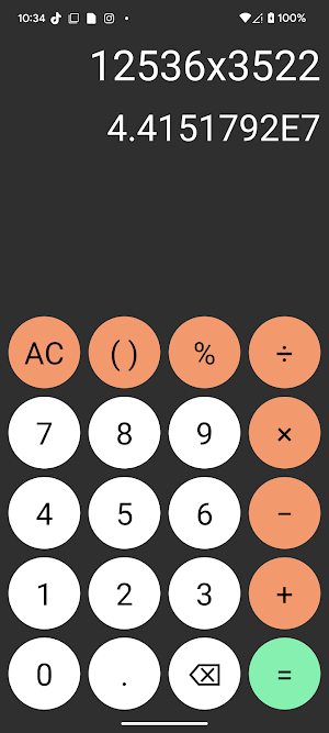 Simple Calculator Screenshot 1