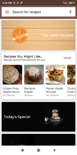 Gluten Free Recipes Screenshot 1
