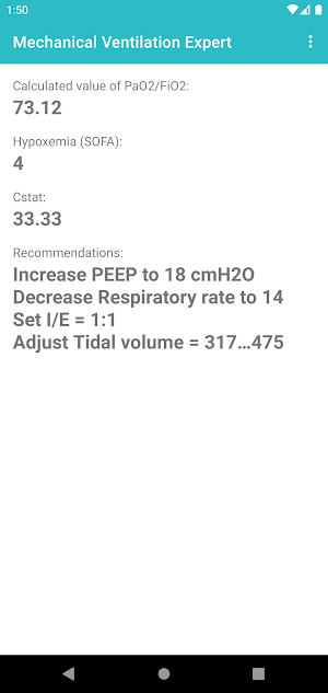 Mechanical Ventilation Expert Screenshot 3