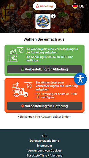 Atscher Imbiss bei Tasso Screenshot 0