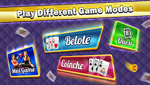 French Belote Free Multiplayer Card Game Screenshot 0