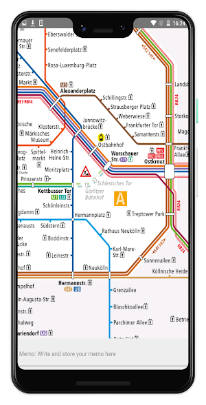 Berlin Subway - BVG U-Bahn & S-Bahn Map Offline Screenshot 2