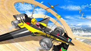 Real Formula Flying Car Stunts Screenshot 0