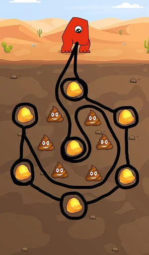 Gold Miner: Draw to Collect Screenshot 1