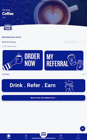 DRE Coffee: Drink Refer Earn Screenshot 3