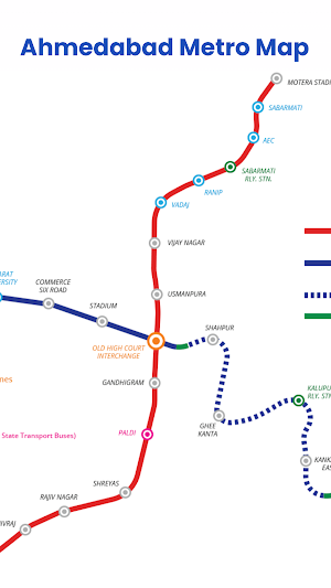 AhmedabadMetroMap Screenshot 1
