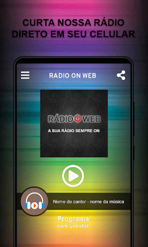 Rádio on web Screenshot 1