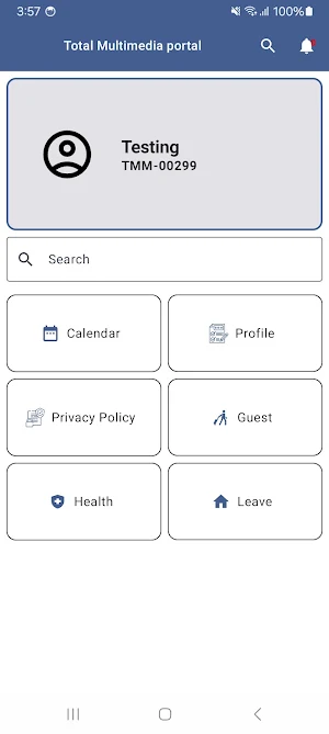 Total Multimedia portal Screenshot 1