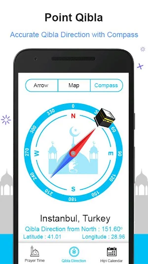 Connect to Qibla And Prayer Screenshot 2