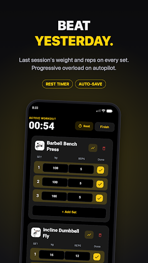 Muscle Hype – Workout Tracker Screenshot 2