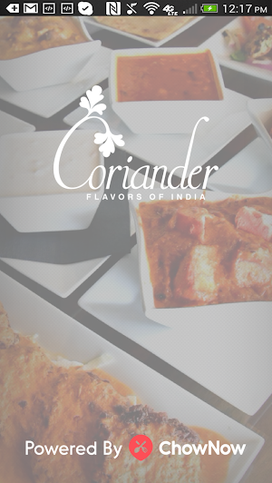Coriander Flavors of India Screenshot 0