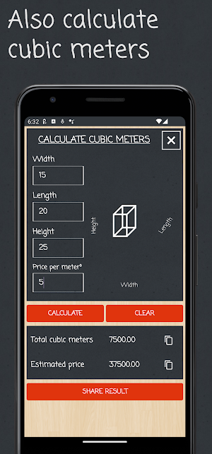 Square Meters Calculator Screenshot 3